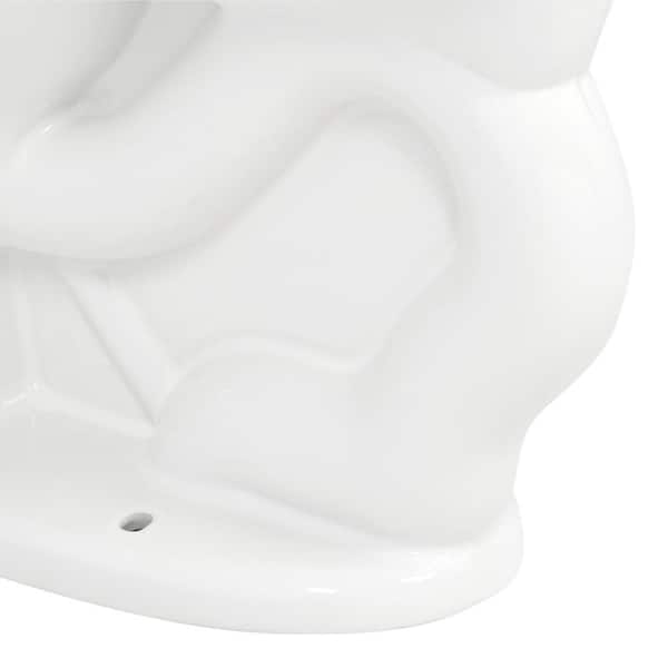 American Standard 3312.001 Huron Elongated Toilet Bowl Only With Right Height Bowl White