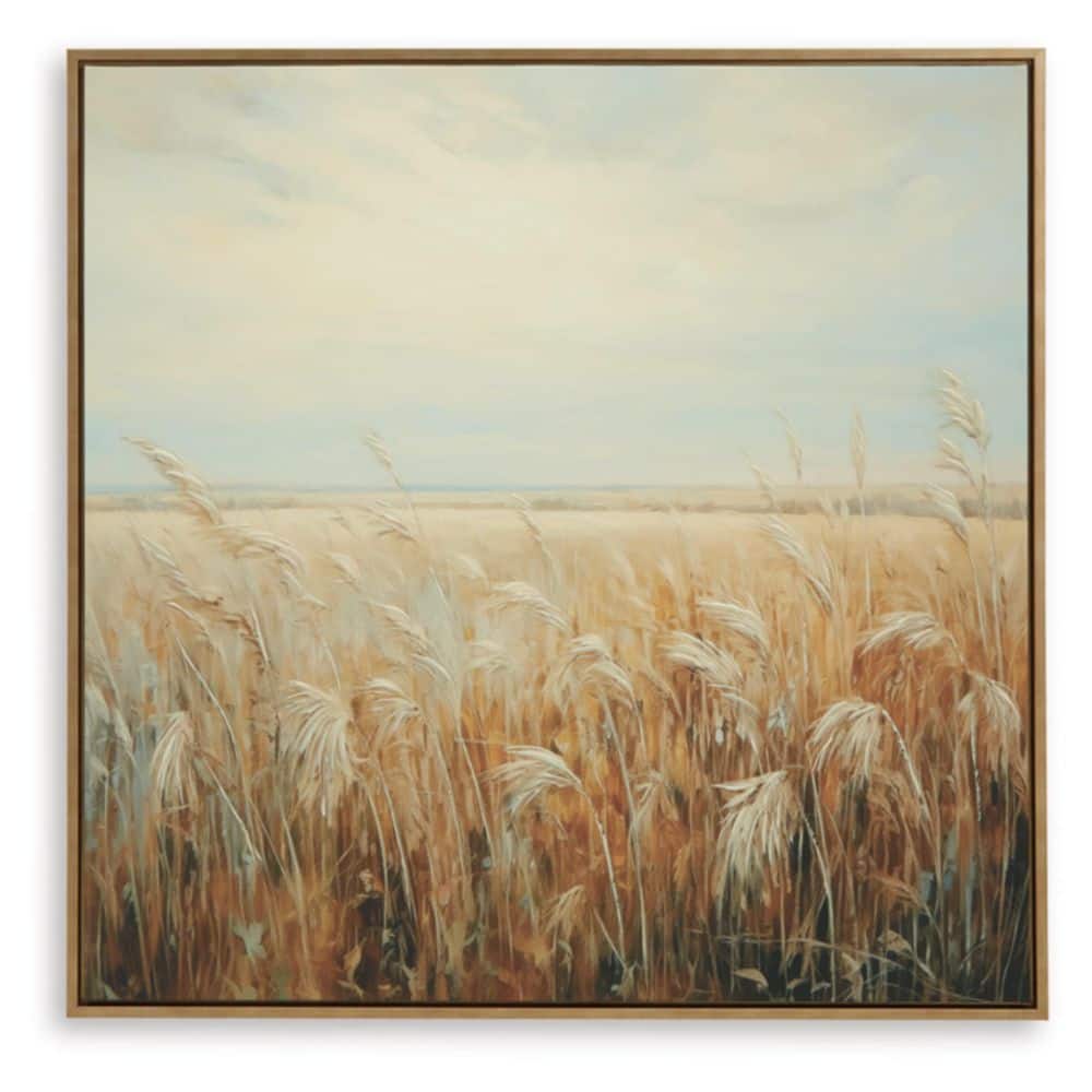 Expansive Plains-Inspired Canvas Wall Art, 40" x 40"