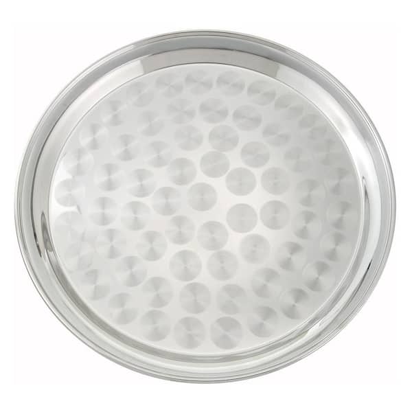 Winco 14 in. Stainless Steel Service Tray