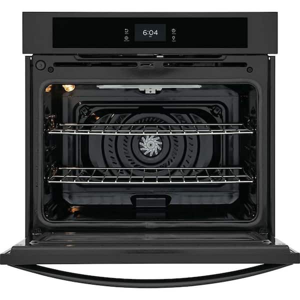 30 in. Single Electric Built-In Wall Oven with Convection in Black