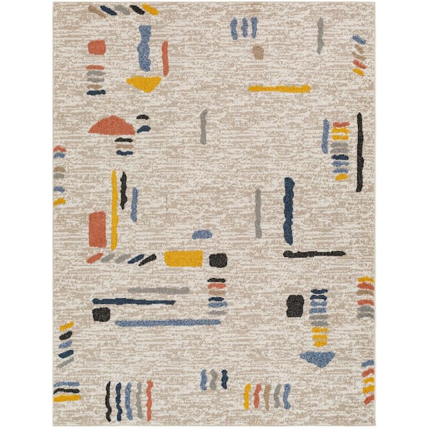Livabliss Delphi Multi-Color 7 ft. x 9 ft. Indoor Area Rug
