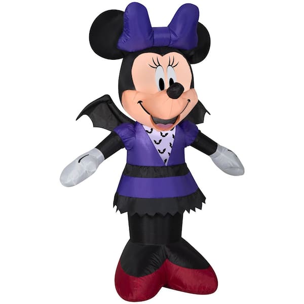3.5 ft. Minnie Mouse in Bat Costume Halloween Inflatable