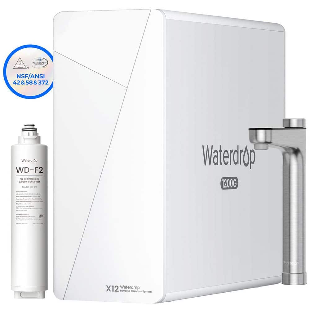 X429-13 TERESA 逆浸透膜浄水 CHP-1290D Waterdrop X12-Basic Tankless Undersink Reverse Osmosis System, NSF