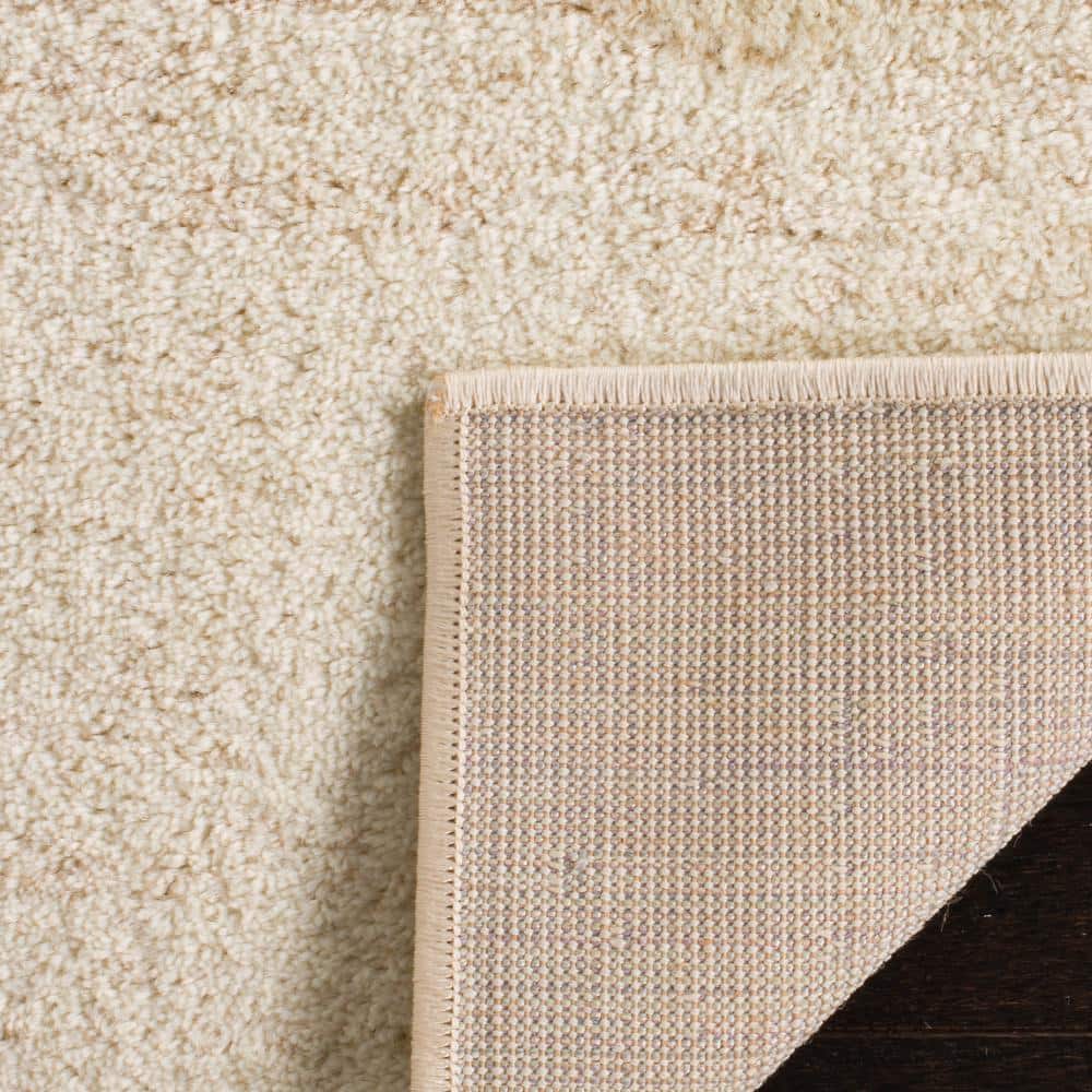 Champagne Cream Abstract Low Pile Area Rug