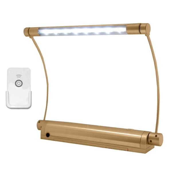 Rite Lite Wireless Gold 8-LED Picture Light with Remote Control