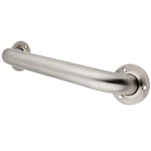Traditional 18 in. x 1-1/2 in. Grab Bar in Brushed Nickel