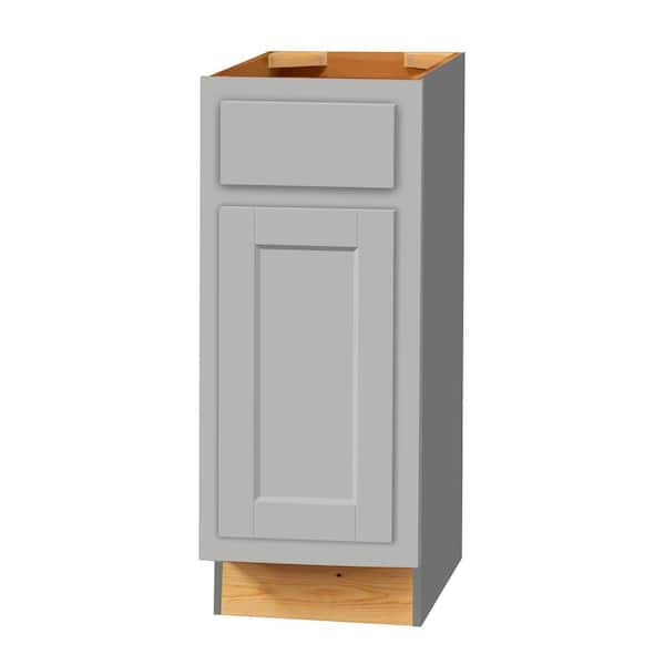 Unbranded 12 in. x 34.5 in. x 21 in. Assembled Vanity Base Tall Cabinet Gray
