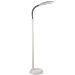 Naturalight 51 in. White Flexible Floor Lamp