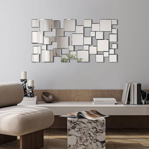Empire Art Direct Medium Irregular Beveled Glass Mirror (24 in. H