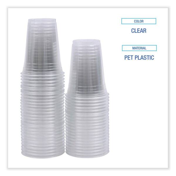 Ultra Clear PETE Cold Cups, 10 oz, Individually Wrapped, 25/Sleeve, 20 Sleeves/Carton