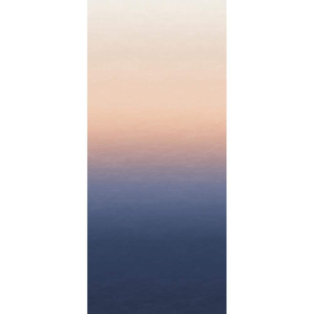 Sunrise Ombre Wall Mural in Orange and Blue