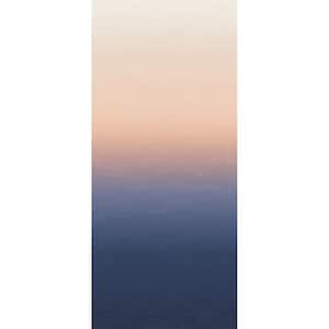 Sunrise Abstract Orange and Blue Ombre Wall Mural