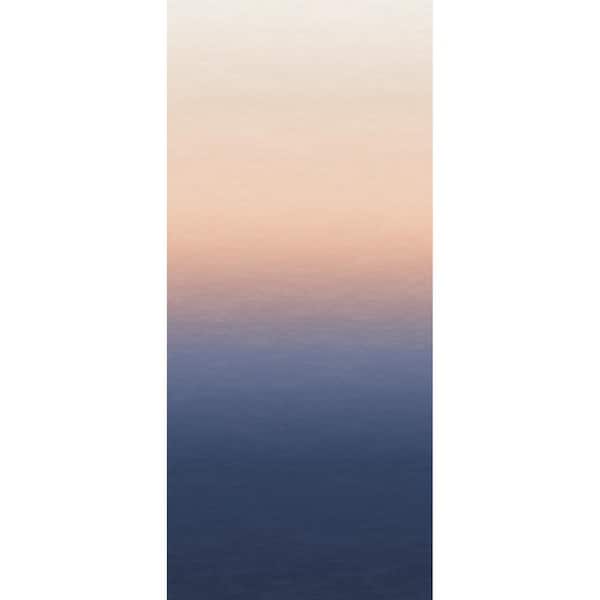 REMIX WALLS Sunrise Orange/Blue Ombre Contemporary Wall Mural Sample