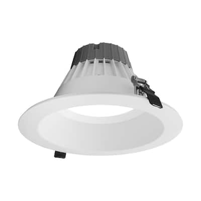 CLR-Select 8 in. White Commercial Canless Integrated LED Downlight Kit