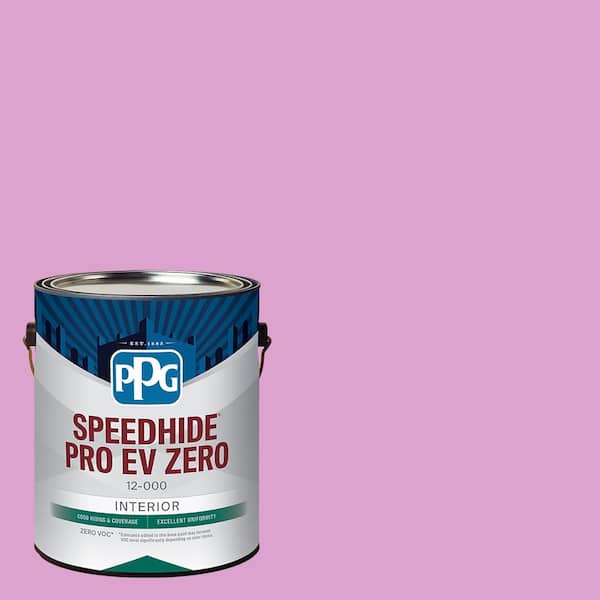 PPG Speedhide Pro EV Zero 1 gal. PPG1252-5 Chateau Rose Flat Interior Paint