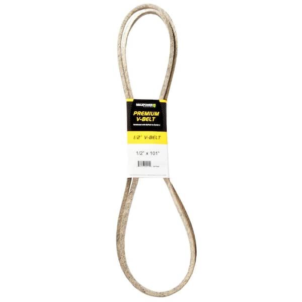 MaxPower 1/2 in. x 101 in. Premium V-Belt 347544 - The Home Depot