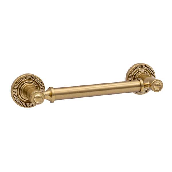 Minted 4 in. (102 mm) Center-to-Center Satin Brass Bar Drawer Pull