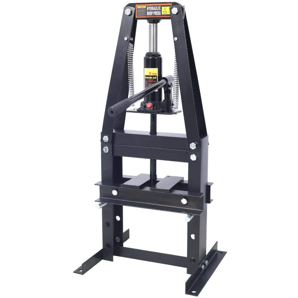 6-Ton Benchtop Hydraulic A-Frame Shop Press with Press Plates in Black price history on PriceWatchPro