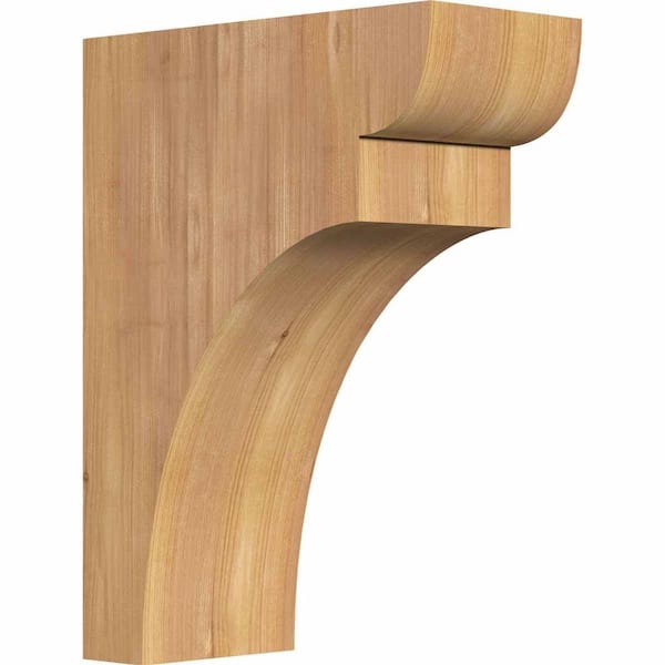 Ekena Millwork 5-1/2 in. x 12 in. x 16 in. Western Red Cedar Yorktown Smooth Corbel