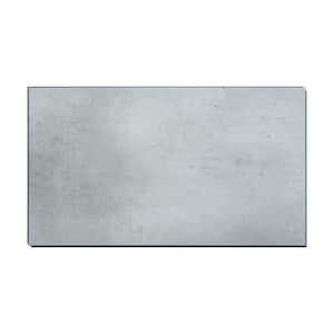 25.6 in. L x 14.8 in. W Frost Nickel No Grout Vinyl Wall Tile (21 sq. ft./case)
