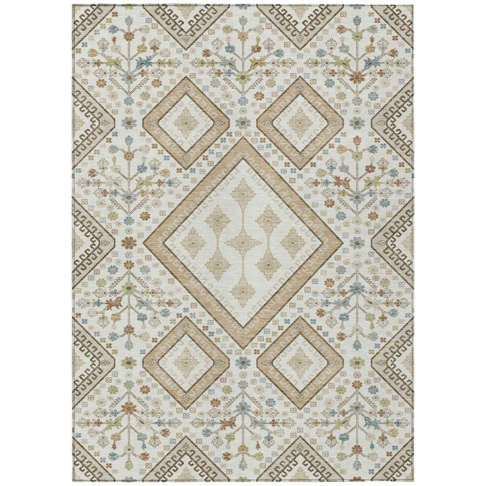 Chantille Machine Washable Indoor/Outdoor Abstract ACN2459 Ivory 10 ft. x 14 ft. Area Rug price history on PriceWatchPro