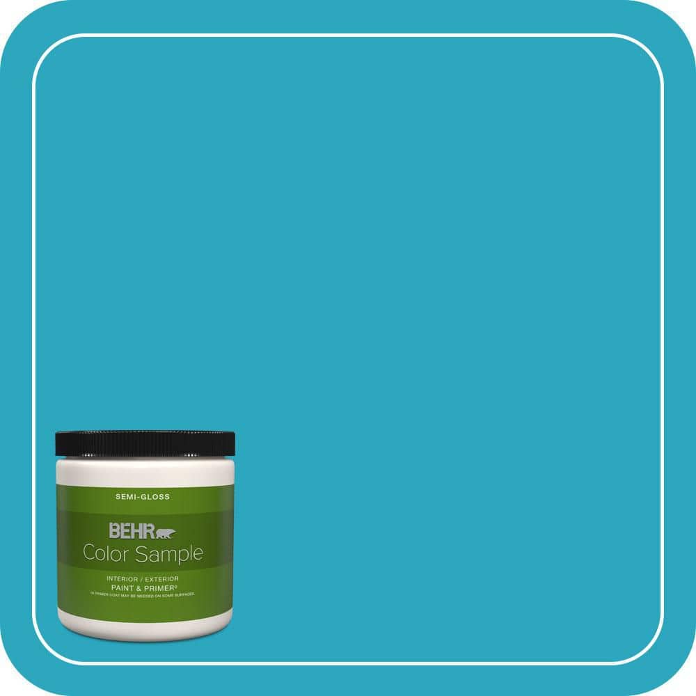 8 oz. #MQ4-52 Gulf Waters Semi-Gloss Interior/Exterior Paint & Primer Color Sample price history on PriceWatchPro