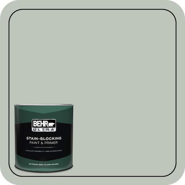BEHR ULTRA 1 qt. #700E-3 Contemplation Semi-Gloss Enamel Exterior Paint & Primer