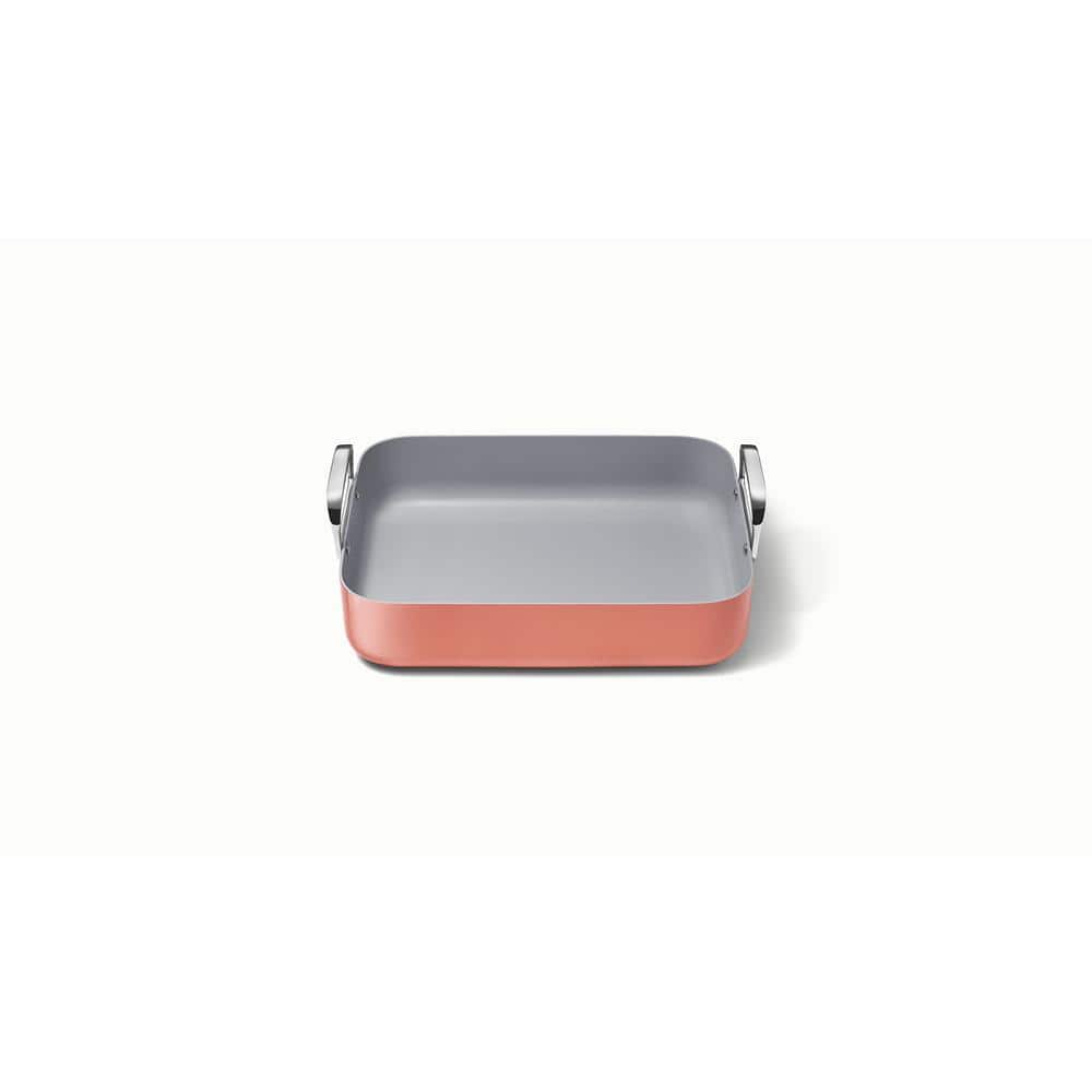 Perracotta Ceramic Nonstick Square Roasting Pan with Rack