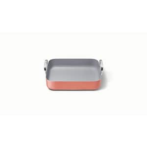 Square 1-Piece Roasting Pan with Rack Perracotta