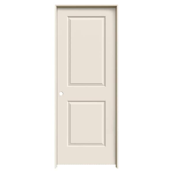 JELD-WEN 36 in. x 80 in. Cambridge Primed Right-Hand Smooth Solid Core Molded Composite MDF Single Prehung Interior Door