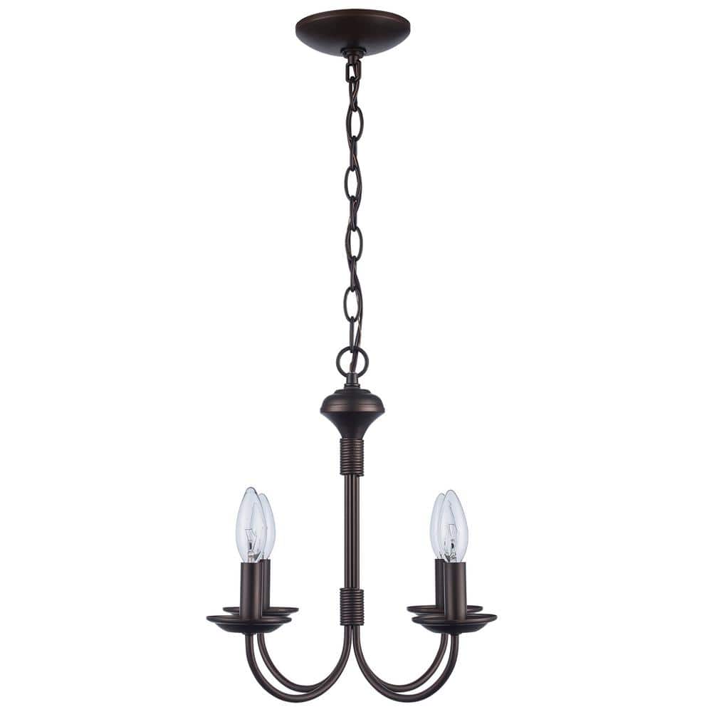 Oil Rubbed Bronze 15" Candle Chandelier