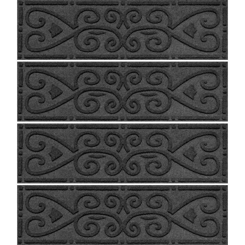 Reviews for Bungalow Flooring Waterhog Scroll 8.5 in. x 30 in. PET