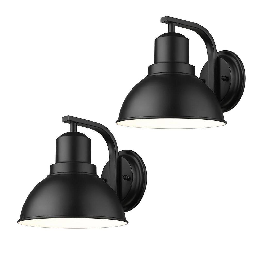 Dome Barn E26 Bulb Black Industrial Barn Sconce Wall Mount Lighting Fixture Outdoor Indoor Wall Pack Light price history on PriceWatchPro