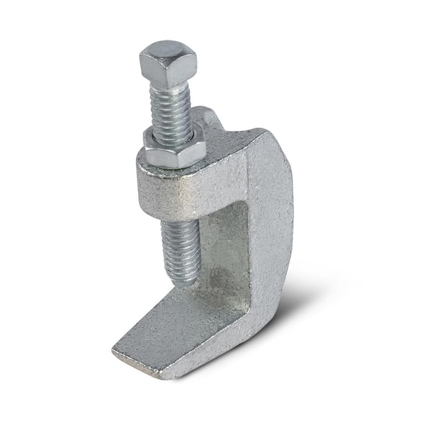 PLUMBFLEX Wide Mouth Beam Clamp for 1/2 in. Threaded Rod in Electro Galvanized Steel