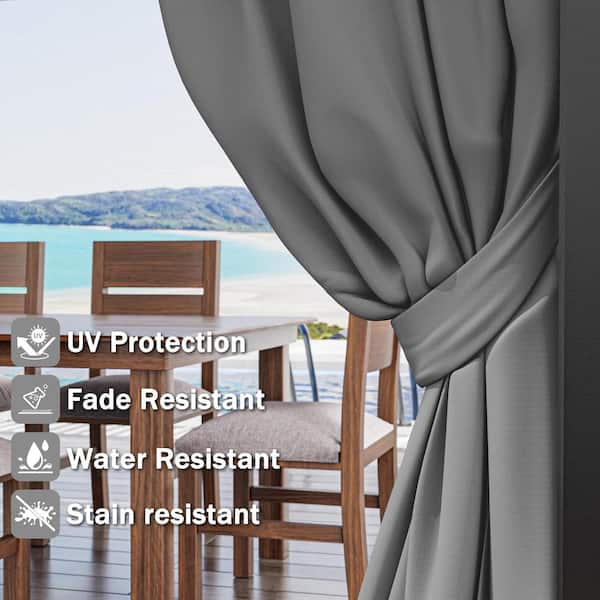 Kimunuk 12 ft. x 16 ft. Universal Outdoor Privacy Curtains