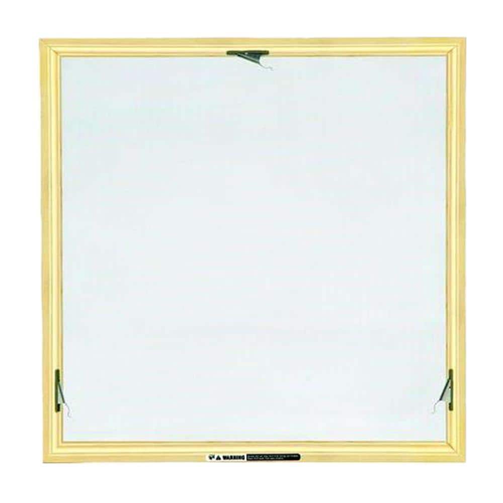 31-31/32 in. x 20-5/32 in. 400 Series Pine Wood Awning TruScene Window Scre