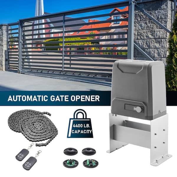 DOORADO Smart Slide Single Automatic Gate Opener Kit-4400 lbs.