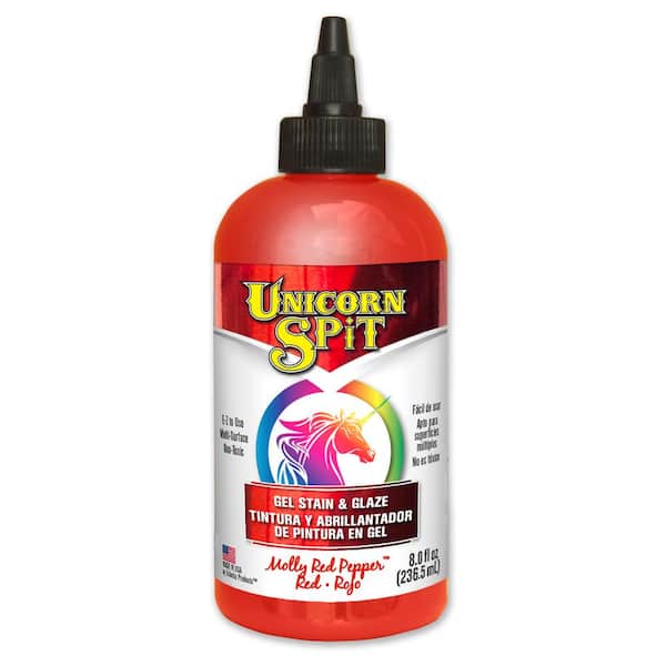 Unicorn Spit 8 fl. oz. Molly Red Pepper Gel Stain and Glaze Bottle (Case of 6)