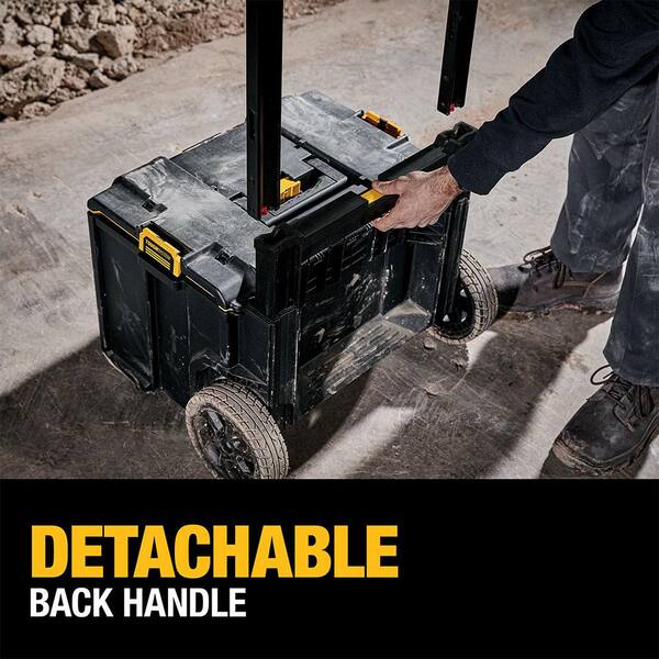 DEWALT - TOUGHSYSTEM 2.0 24 in. Mobile Tool Box, 22 in. Large Tool Box and 10-Compartment Deep Small Parts Organizer