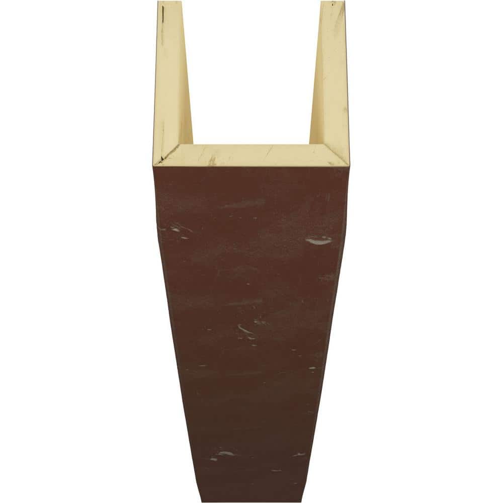 6" x 6" x 8' Aged Pecan Faux Wood Ceiling Beam