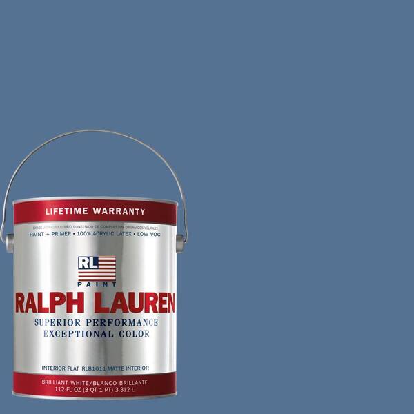 Ralph Lauren 1-gal. Sandoval Blue Flat Interior Paint