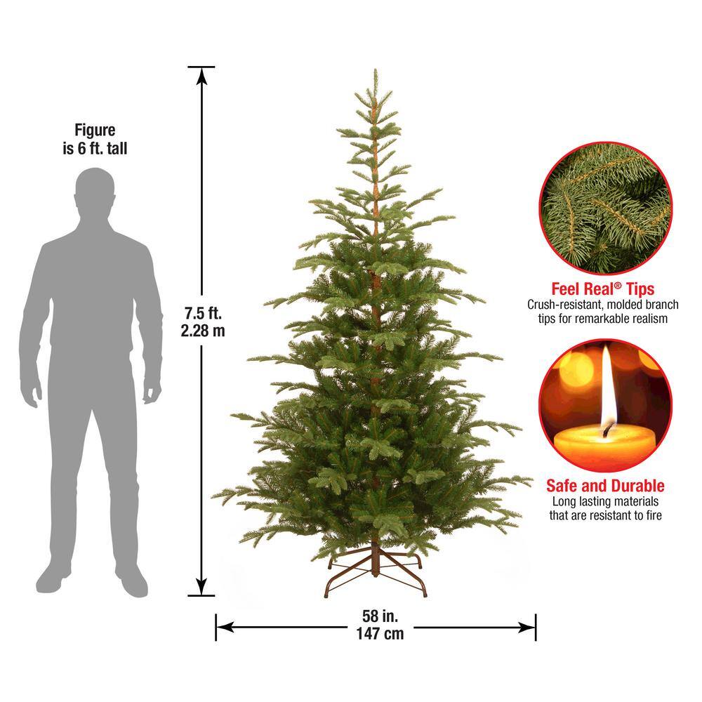 7.5 ft Green Norwegian Spruce Artificial Christmas Tree