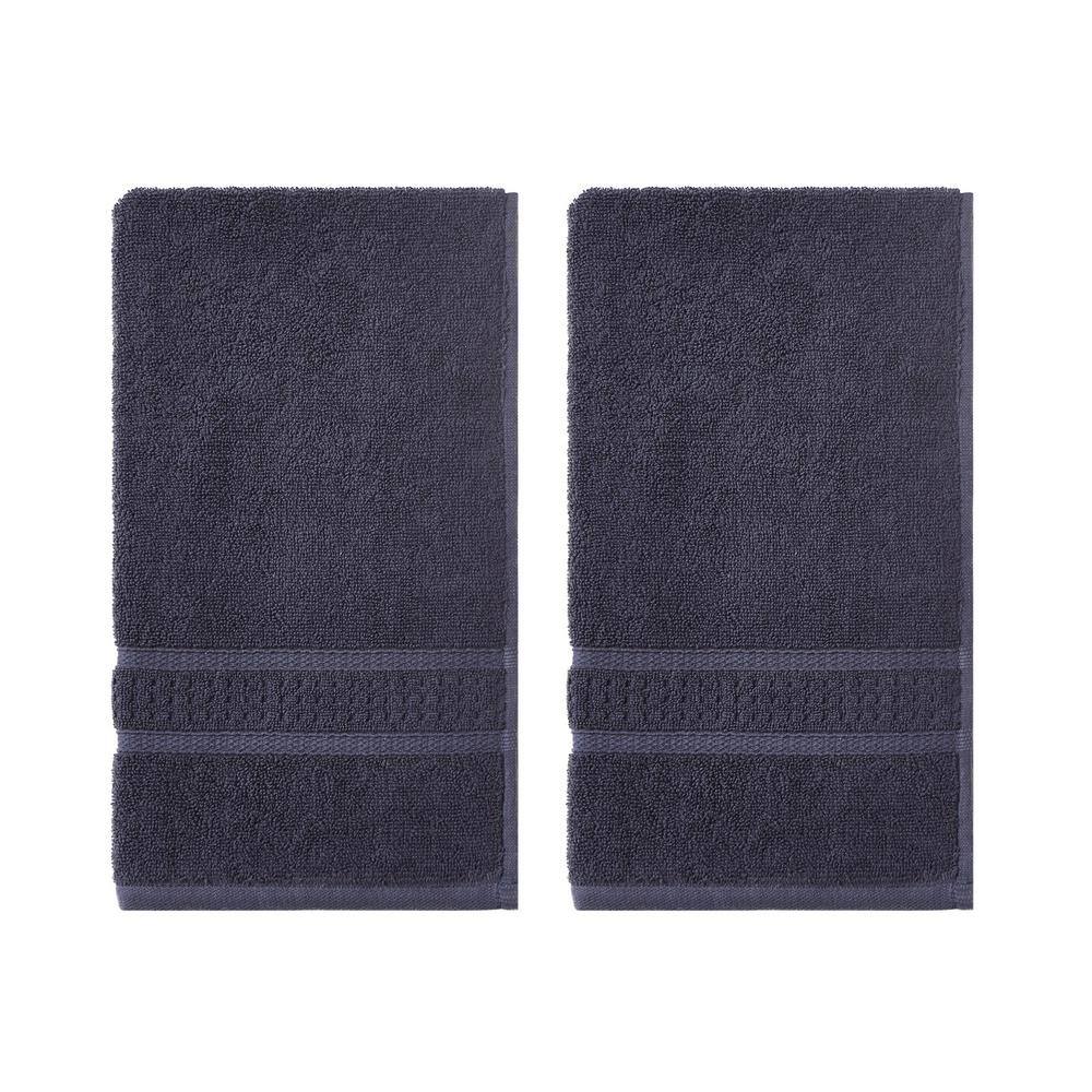 Nautica Oceane 2-Piece Pure White Cotton Hand Towel Set USHSBN1228716 - The  Home Depot