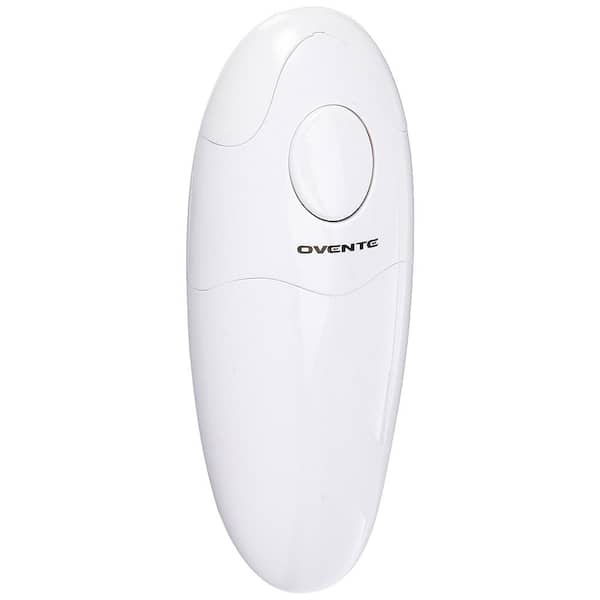 White Electric Automatic Handheld Can Opener with 1-Touch Start Button  (CO36W)