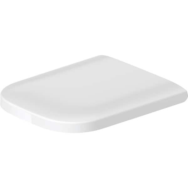 Duravit Happy D.2 Elongated Closed Front Toilet Seat in White