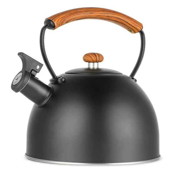 12.5-Cup Matte Induction Stovetop Whistling Tea Kettle