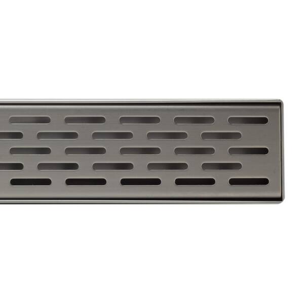 70 cm Bathroom Floor Linear Shower Drain 304 Stainless Steel-Tile Insert New