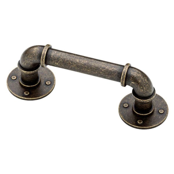 Liberty Industrial 3 in. (76 mm) Warm Chestnut Cabinet Drawer Pull