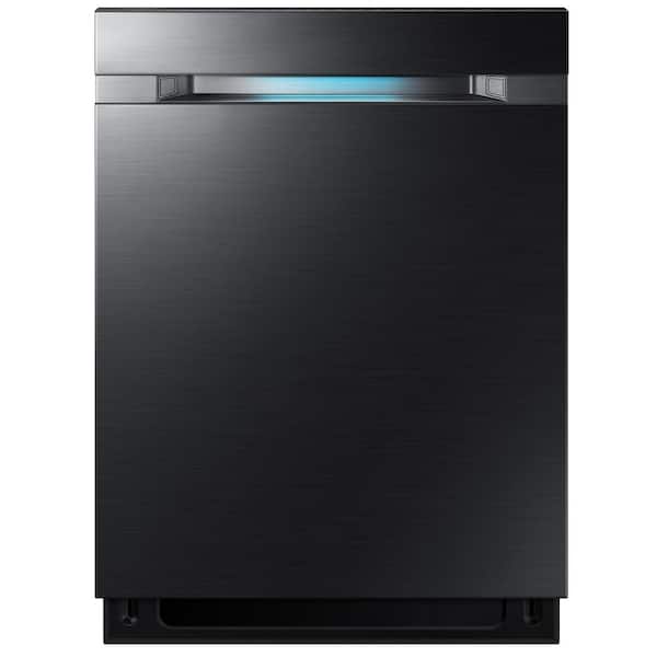 Samsung 24 in Top Control Tall Tub WaterWall Dishwasher in Fingerprint Resistant  Black Stainless with AutoRelease, 42 dBA