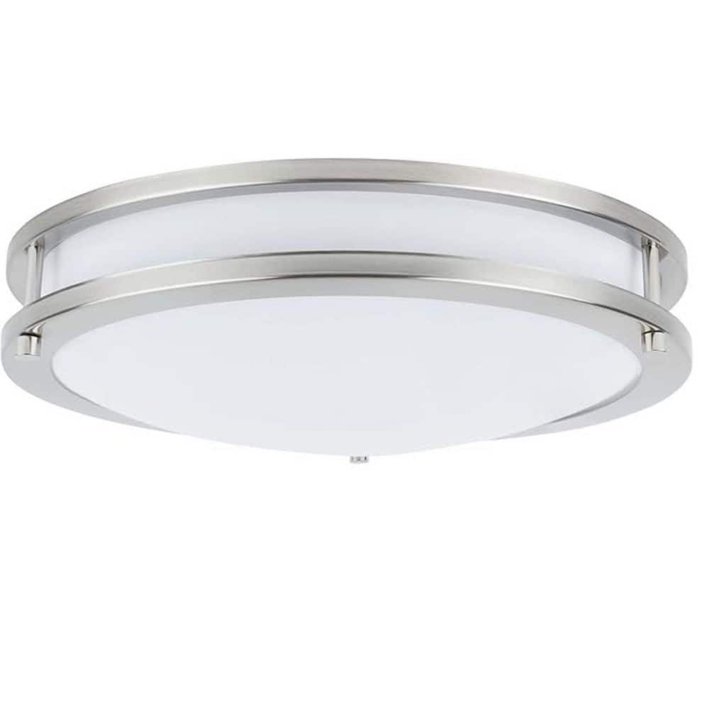 5CCT-JR2BN 14 in. Brushed Nickel Selectable LED Flush Mount 2700/3000/3500/4000/5000K price history on PriceWatchPro